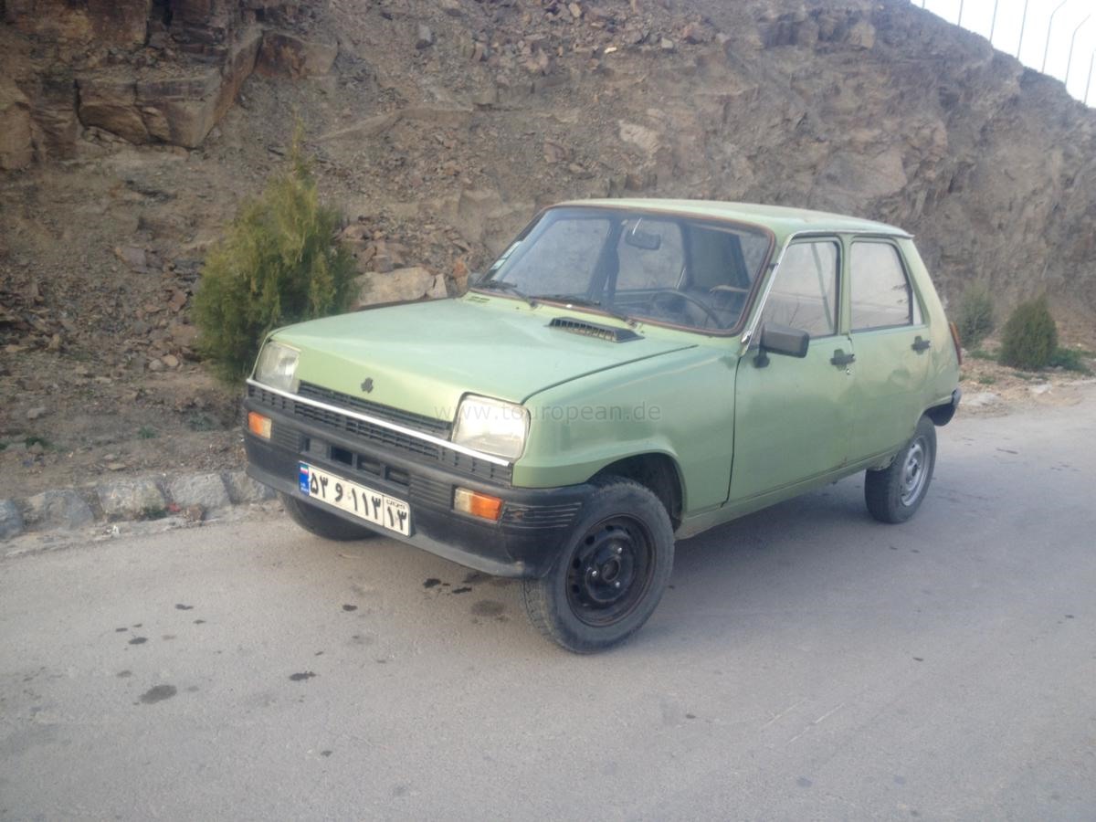Renault 5, einen kleinen Freund aus iranischer Lizenzproduktion