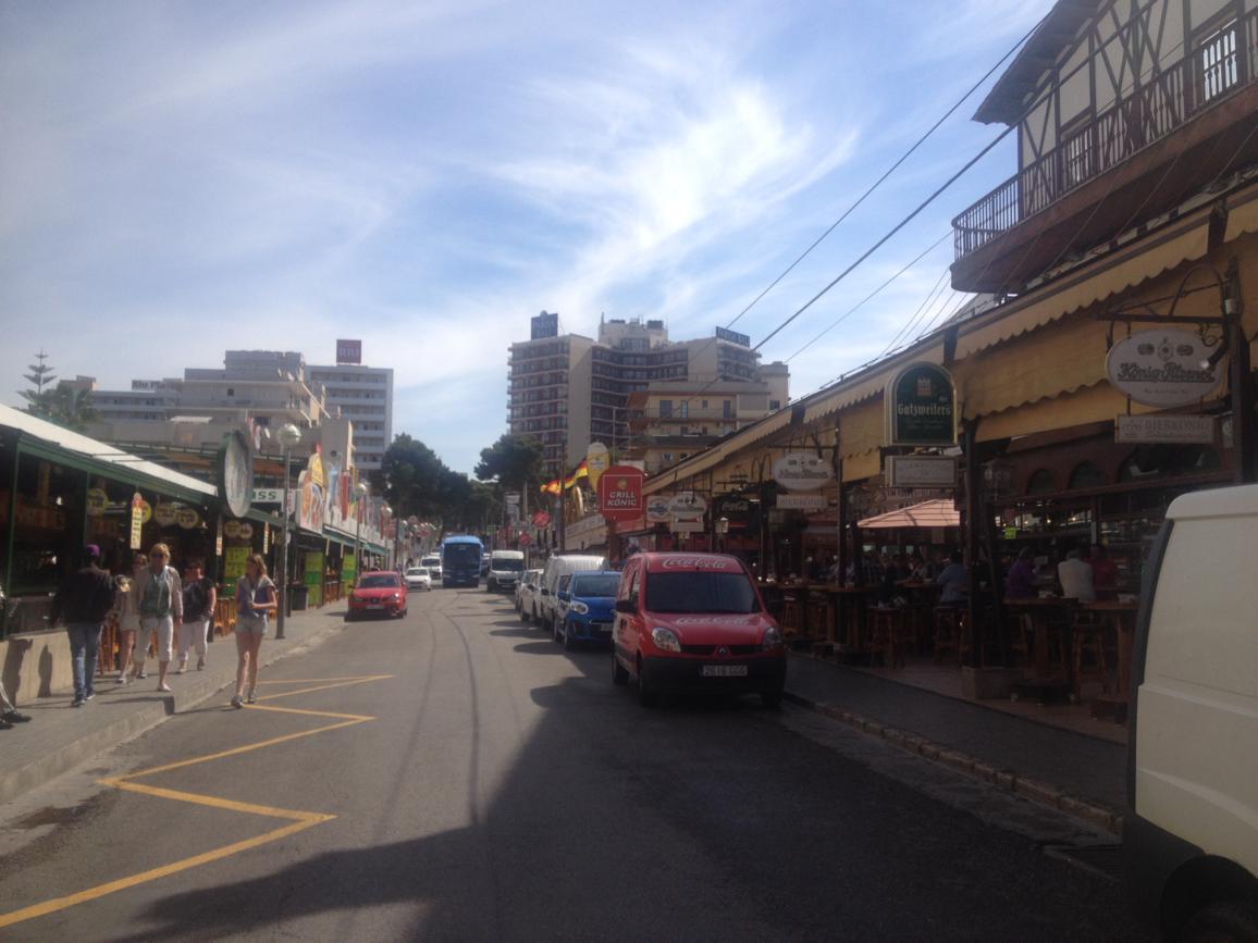 Schinkenstraße, Playa de Palma, Mallorca
