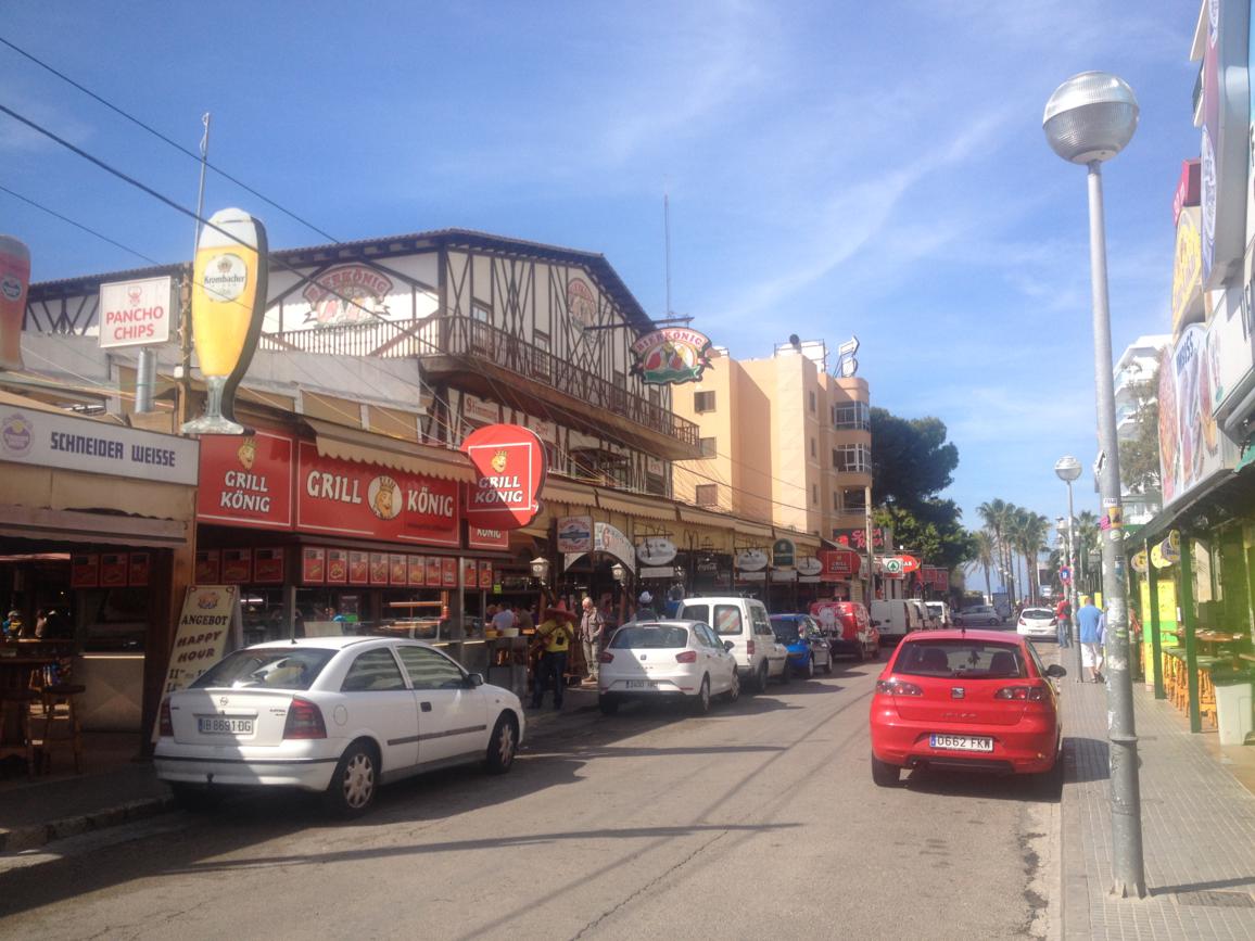 Schinkenstraße, Blick gen Playa de Palma 
