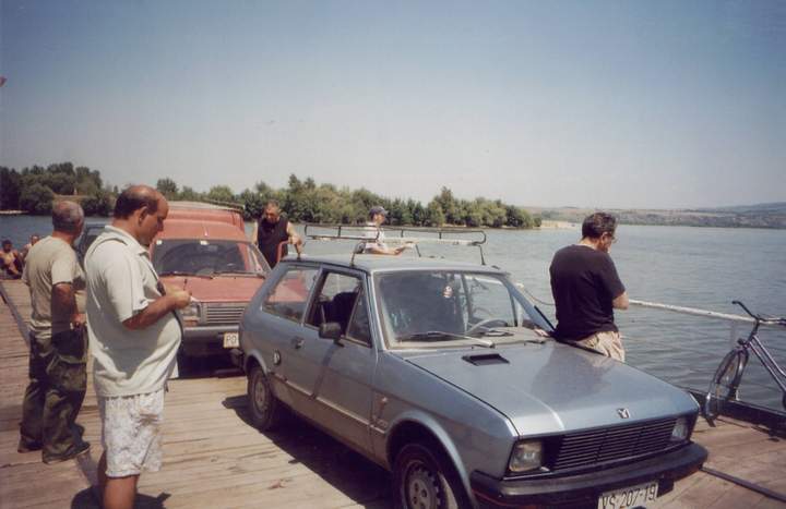 Kurzer Ausflug in die Vergangenheit: F&auml;hre "Banatska Palanka - Ram" im Jahr 2005