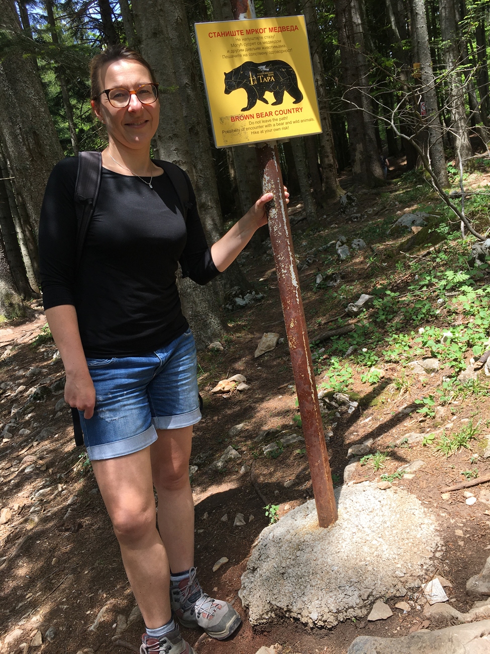 BH im "Brown Bear Country", im Tara Nationalpark