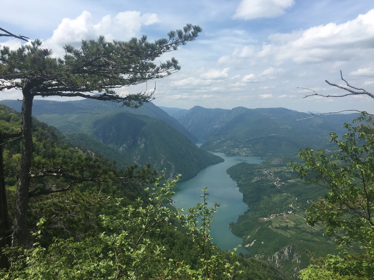 Aussicht vom Aussichtspunkt Banjska Stena