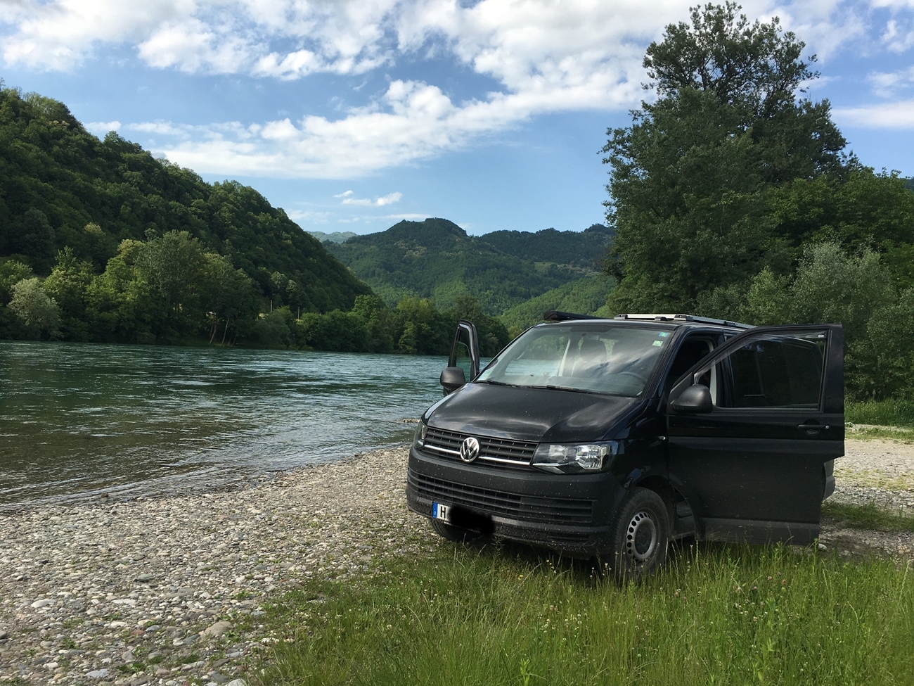Wenn wir nicht Angst vor einem h&ouml;heren Wasserstand h&auml;tten w&uuml;rden wir hier, an diesem wundersch&ouml;nen Platz am Drin, &uuml;bernachten