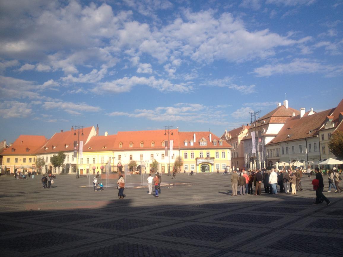 Sibiu bzw. Hermannstadt, Markt- bzw. Hauptplatz