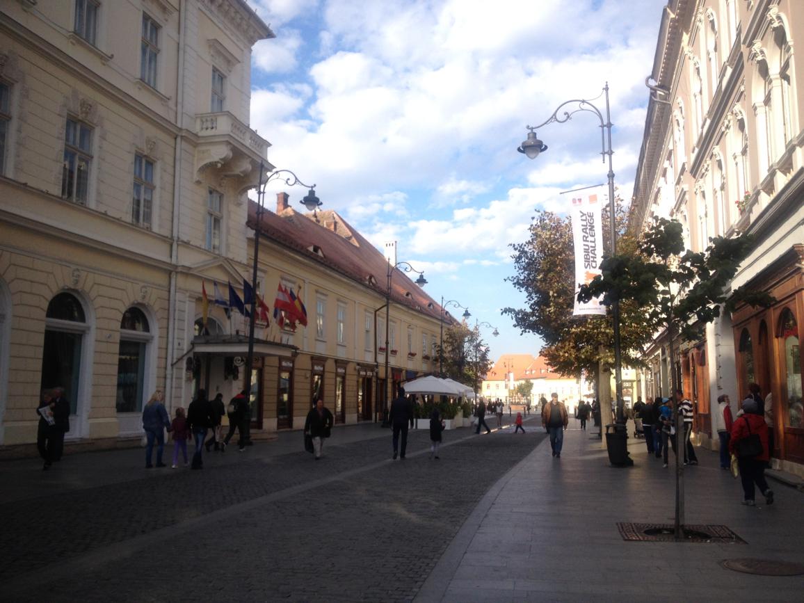 Sibiu / Hermannstadt, Fußgängerzone