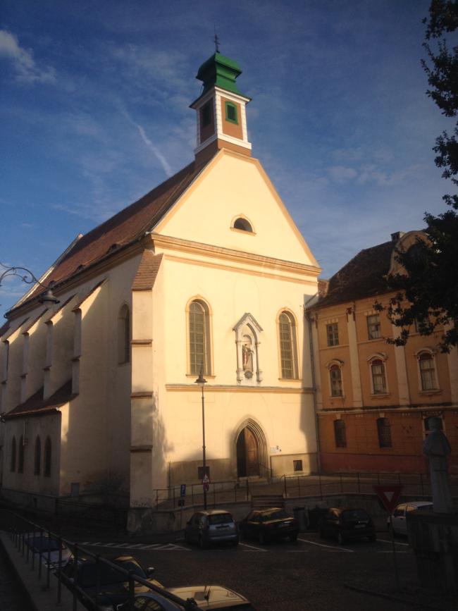 Hübsche Kirche in Hermannstadt / Sibiu, Siebenbürgen