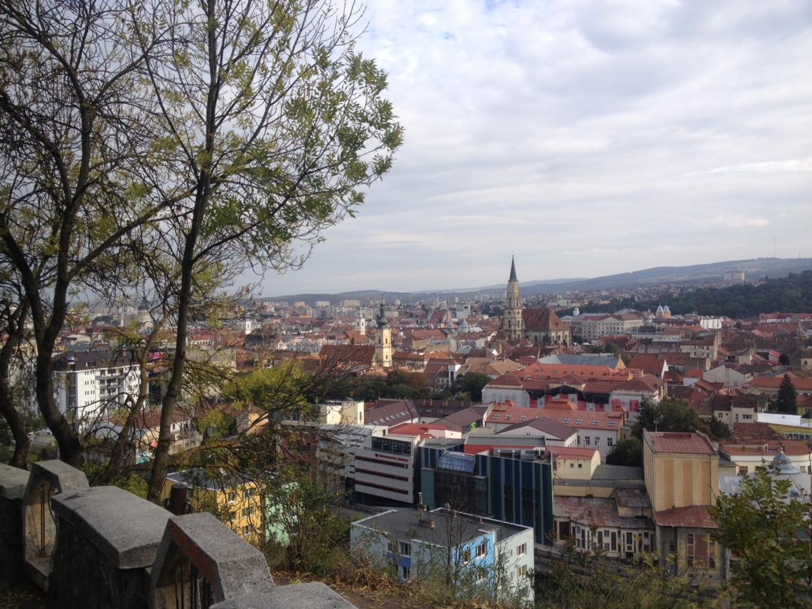 Aussicht vom Hügel auf Klausenburg