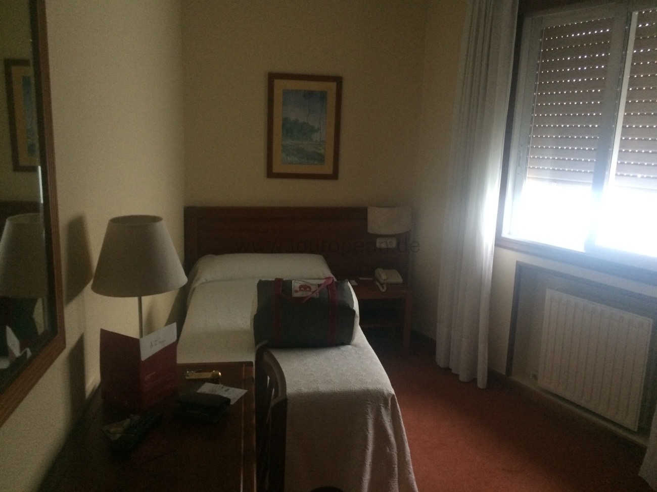 Einzelzimmer im Hotel San Lorenzo, Santiago de Compostela