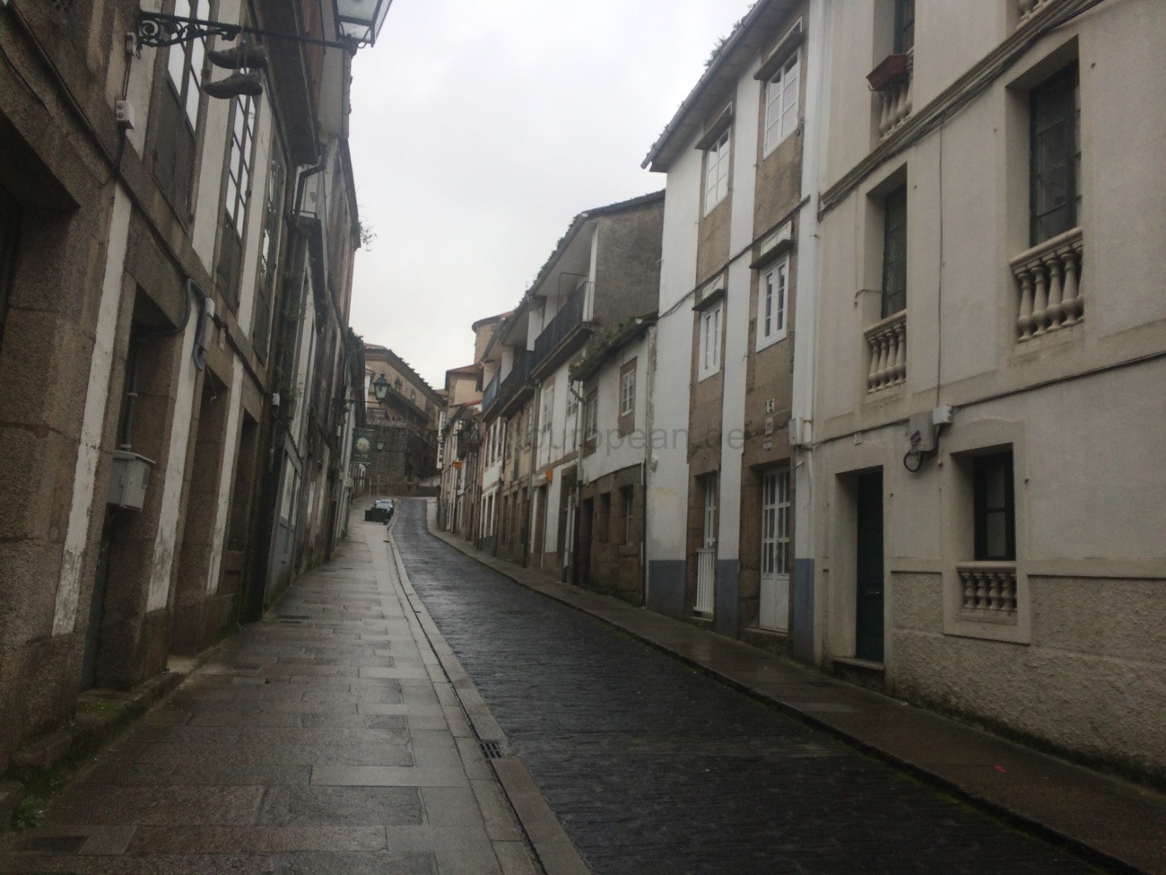 In den Gassen von Santiago de Compostela