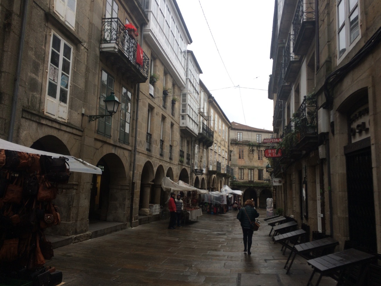 Unterwegs in der Altstadt von Santiago de Compostela