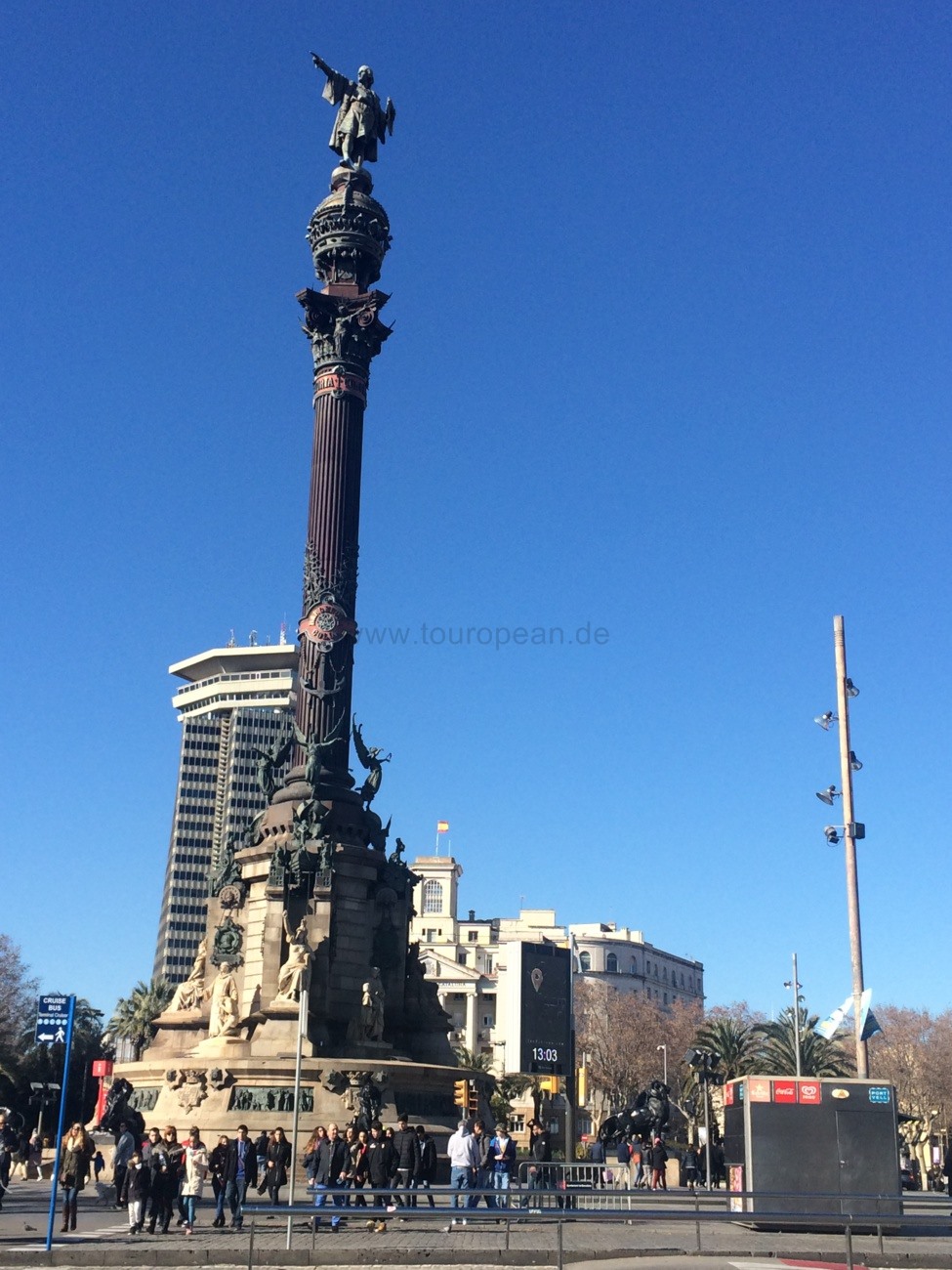 Statue zu Ehren von Christoph Kolumbus